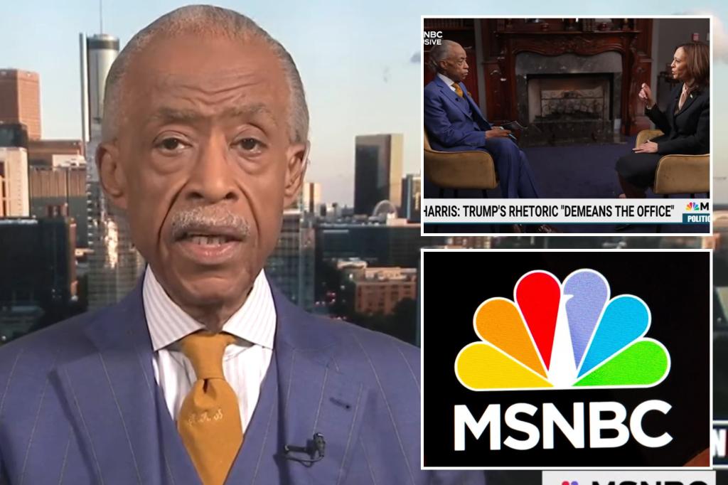 Al Sharpton's acceptance of $500,000 Kamala Harris campaign donation a 'bridge too far' for MSNBC colleagues